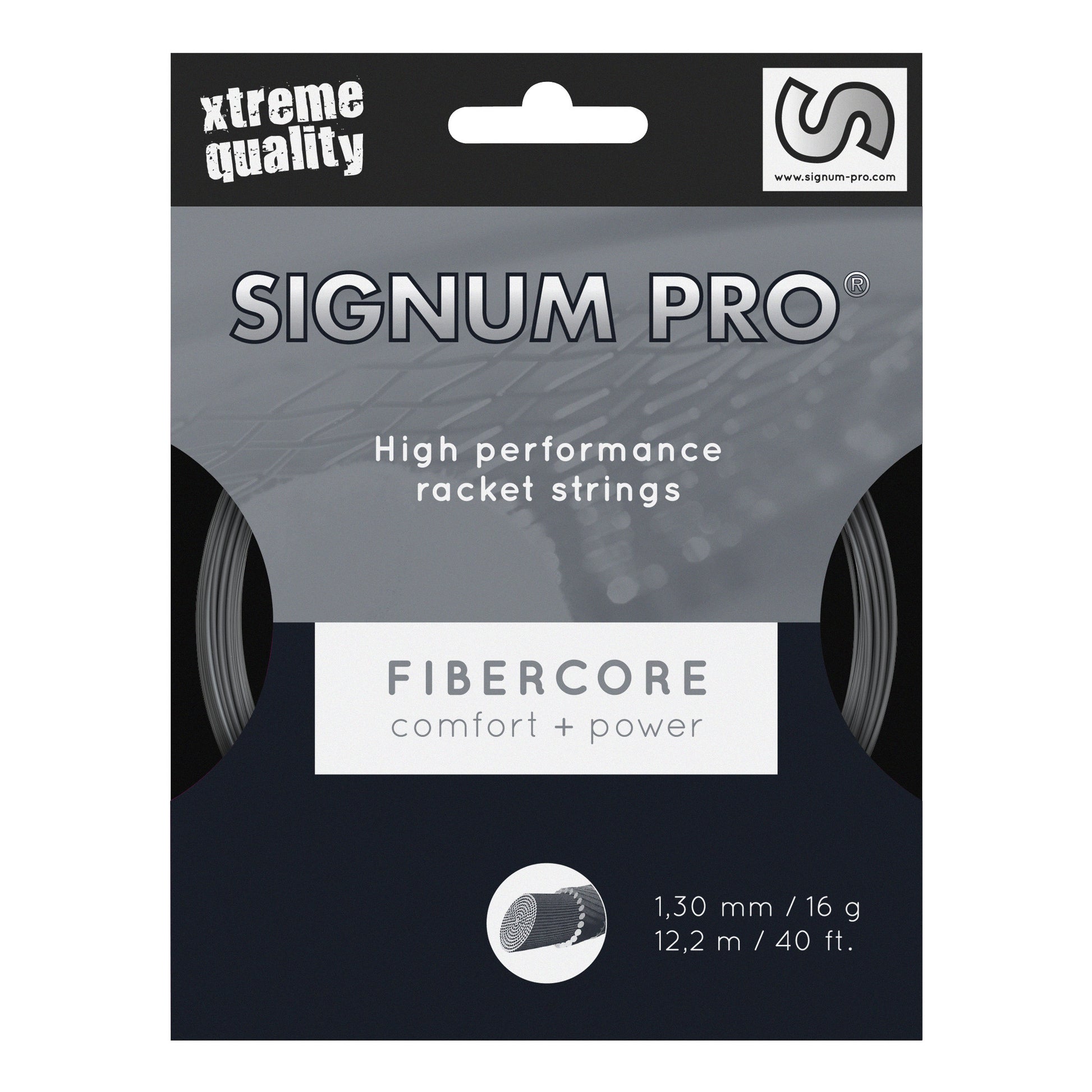 Signum Pro Fibrecore Set Snaren 12m-Zilver