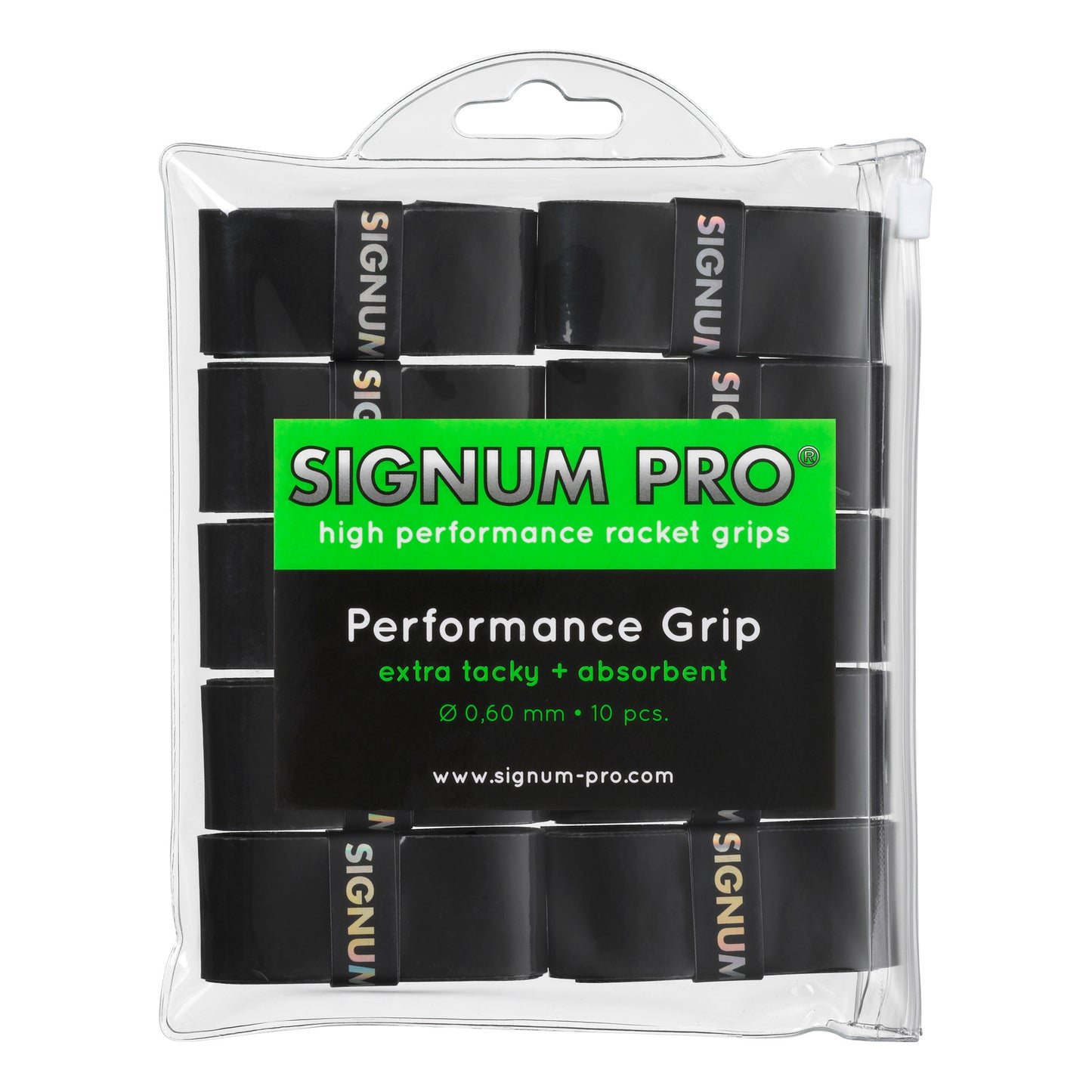 Signum Pro Performance Grip Pack De 10-Noir