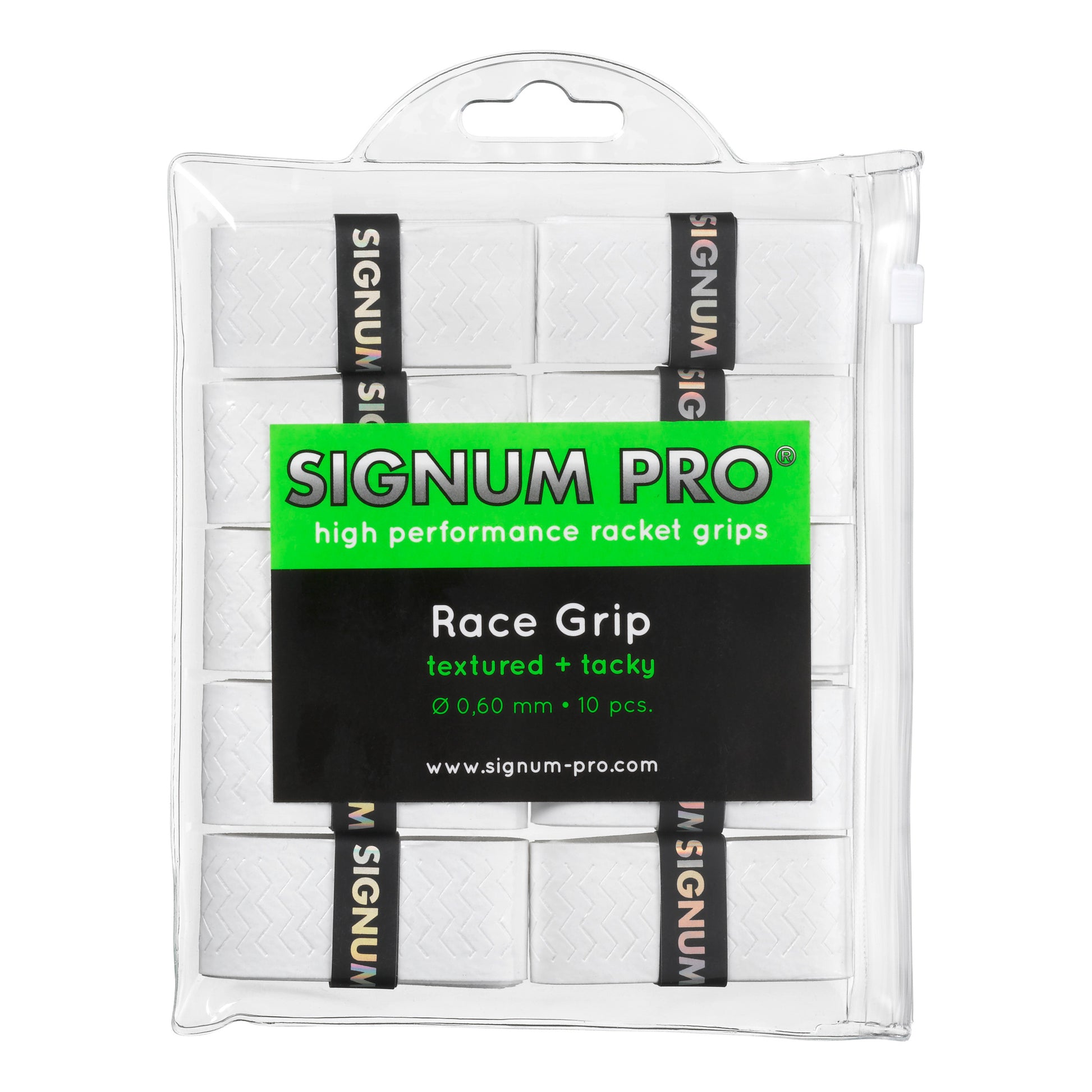 Signum Pro Race Grip Pack De 10-Blanc