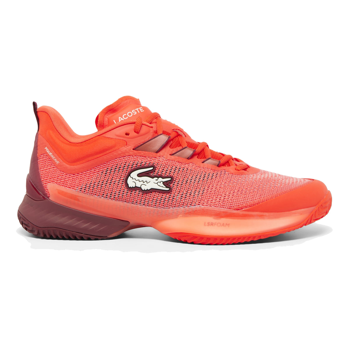 Lacoste AG-LT Ultra Chaussure terre battue Hommes - orange, rouge foncé