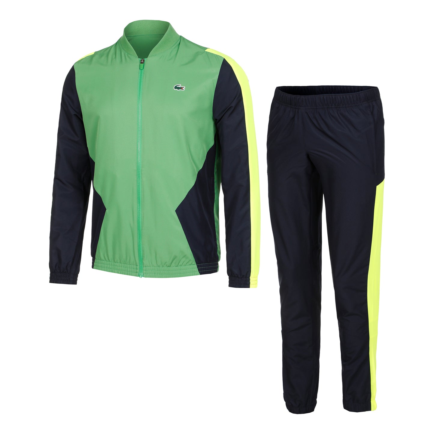 Lacoste Tracksuit Trainingspak Heren - groen, geel