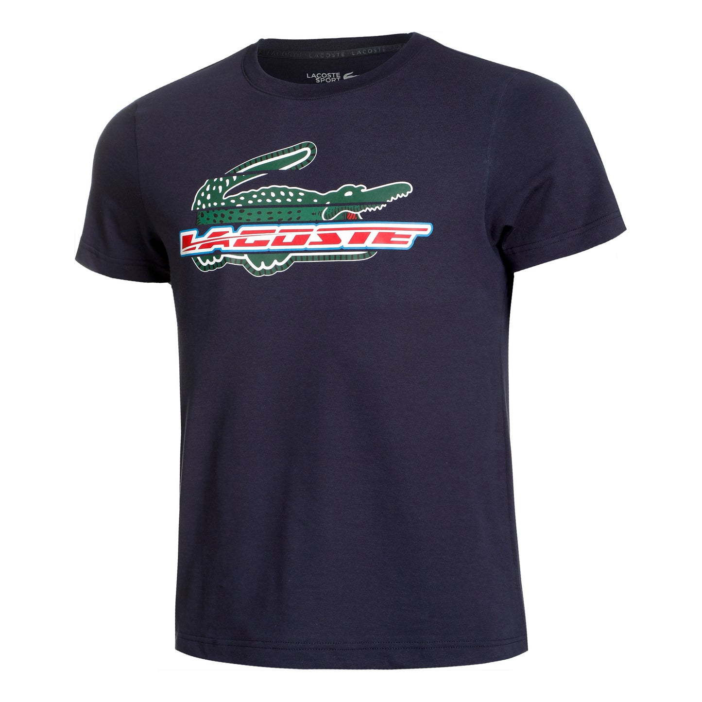 Lacoste Tee T-shirt Heren - zwart, wit