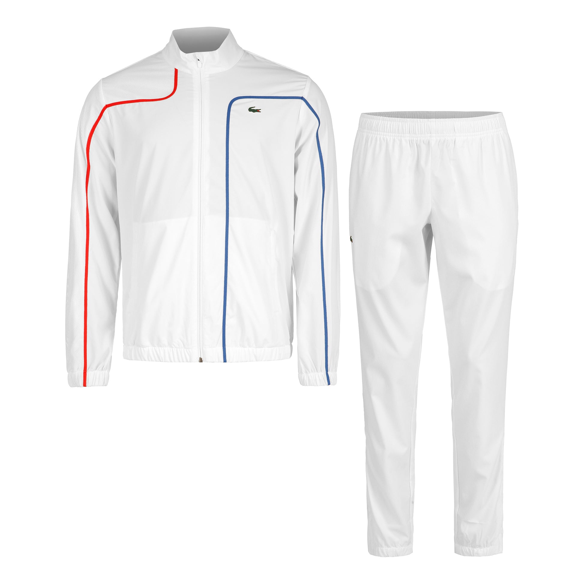 Lacoste Trainingspak Heren - wit, oranje