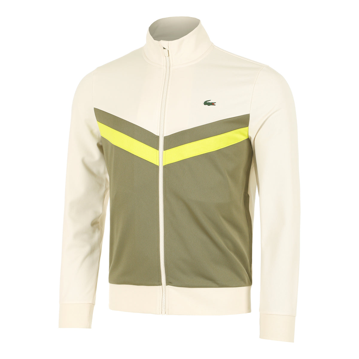 Lacoste Technical Capsule Trainingsjack Heren - crème, veelkleurig