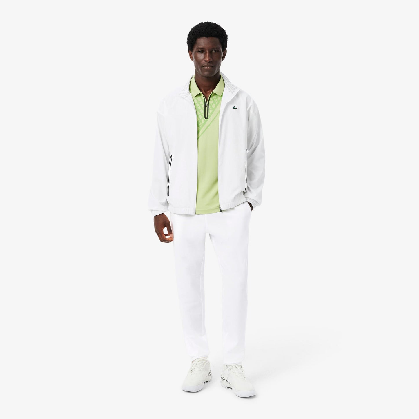 Lacoste Survêtement Hommes-blanc