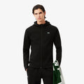 Full Zip Gilet en coton Hommes-noir