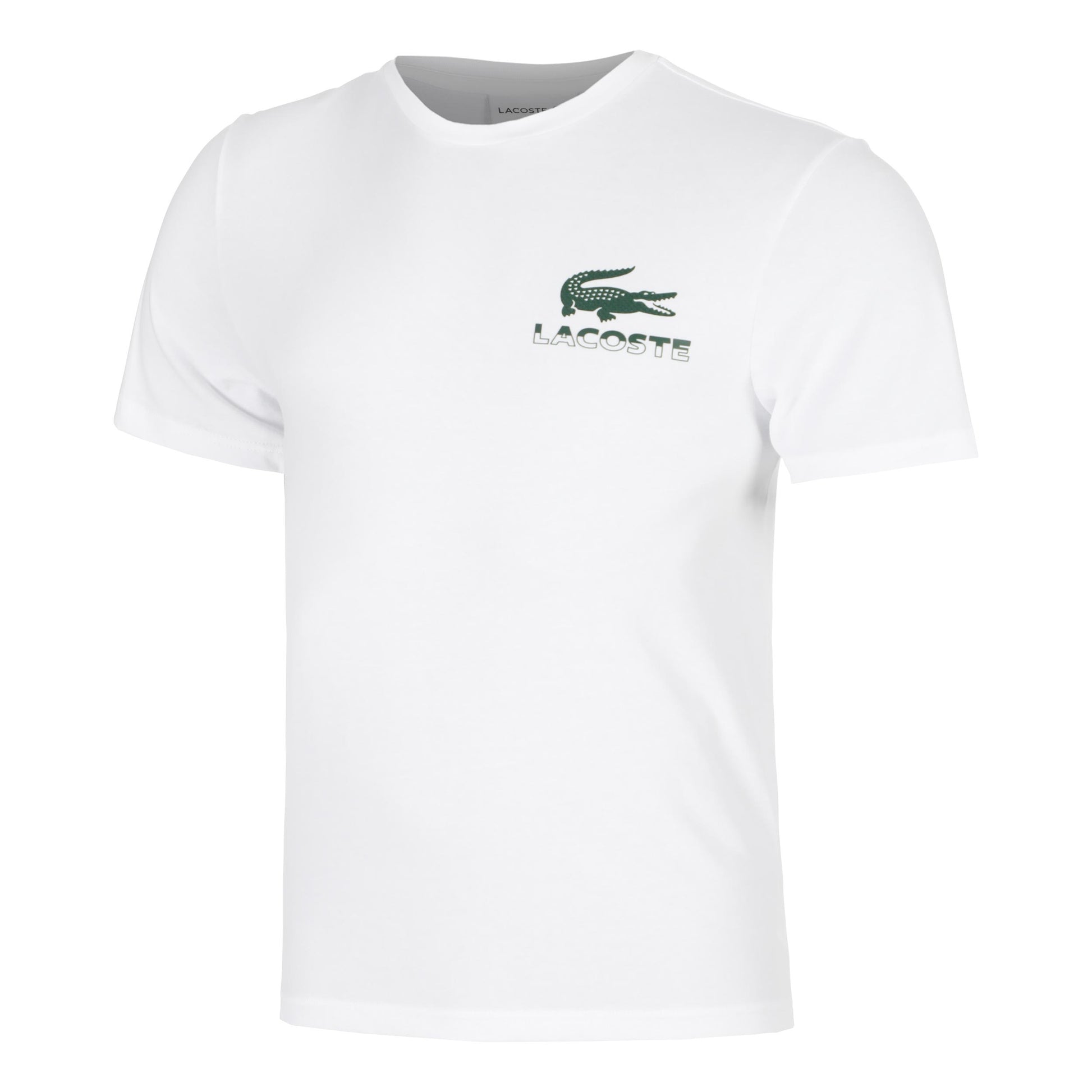 Lacoste Urban Print T-shirt Hommes-Blanc