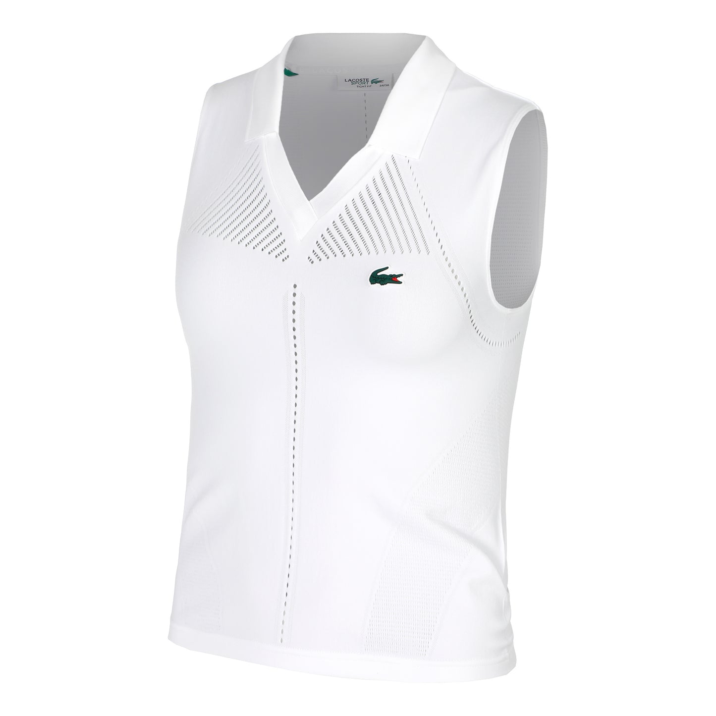 Lacoste Polo Femmes - blanc,
