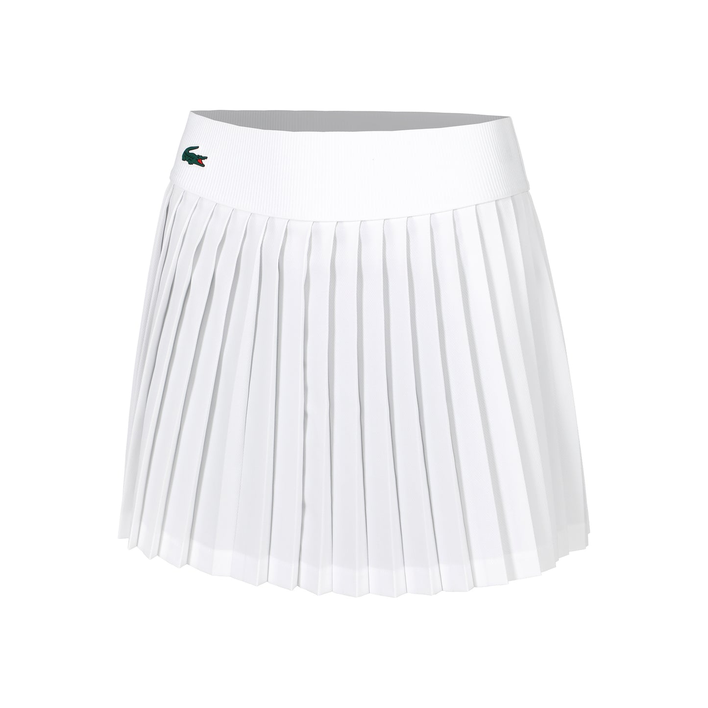 Lacoste Jupe Femmes - blanc, vert foncé