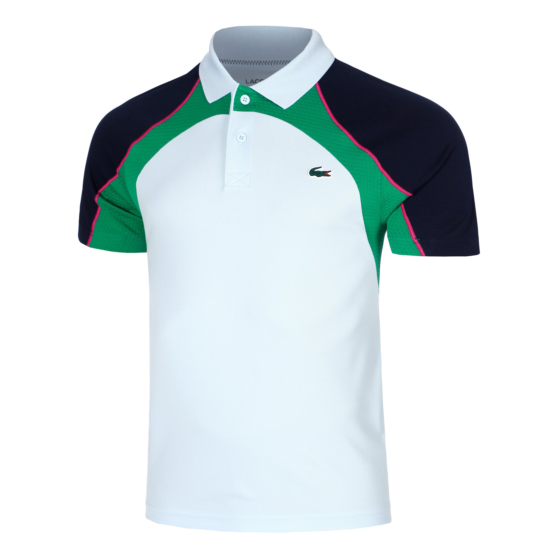 Lacoste Djokovic Polo Heren - lichtblauw, veelkleurig