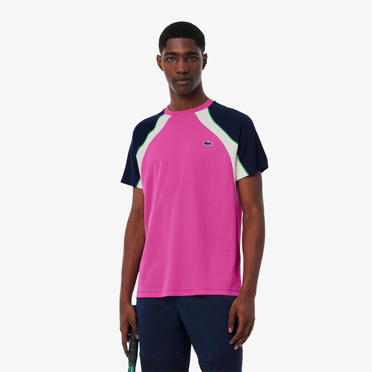 Lacoste T-shirt Hommes - pink, multicouleur