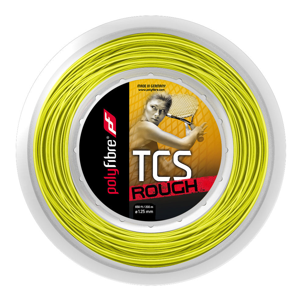 Polyfibre TCS Rough Rol Snaren 200m-Geel