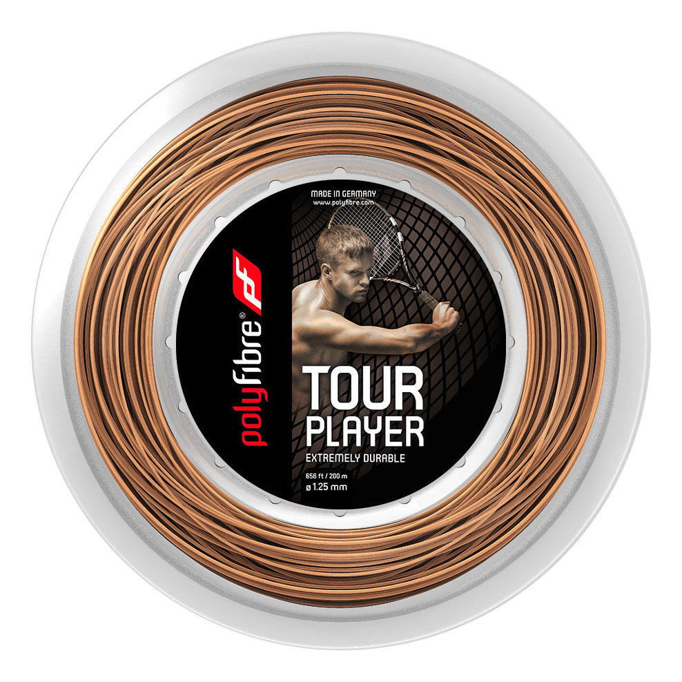 Polyfibre Tour Player Bobine Cordage 200m-Écru
