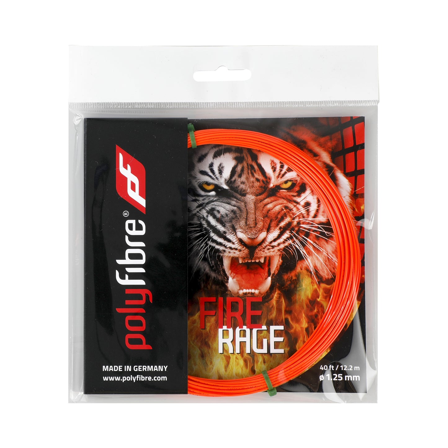 Polyfibre Fire Rage Set Snaren 12,2m-Oranje