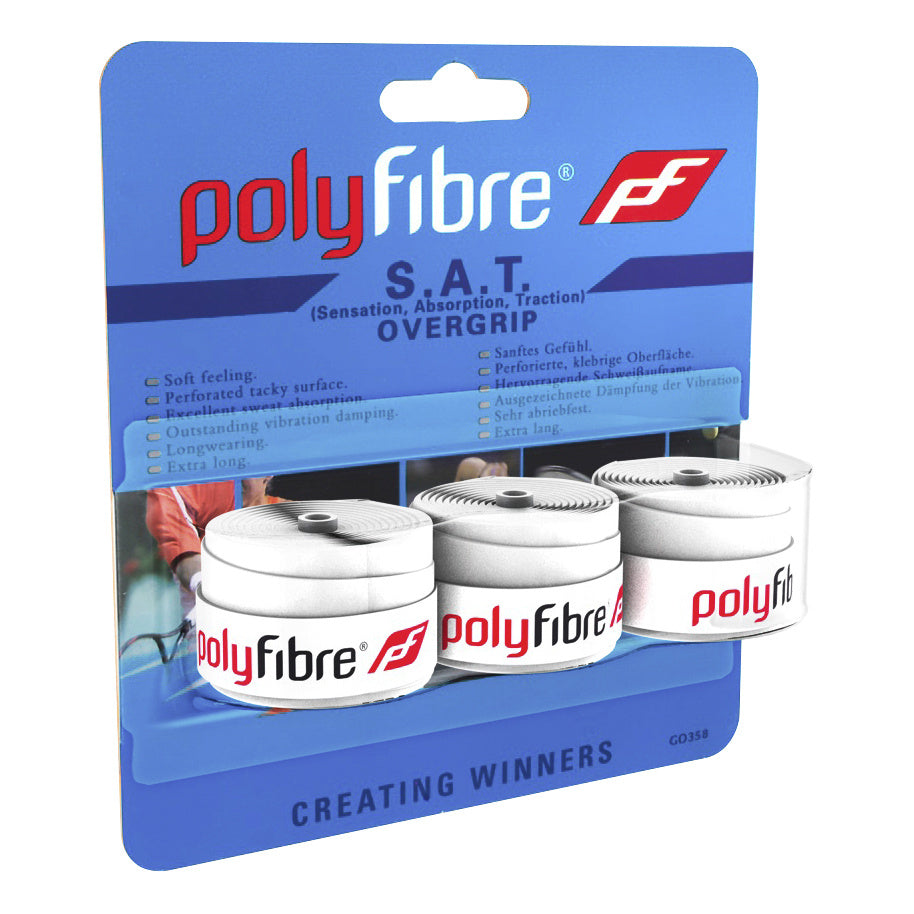 Polyfibre S.A.T. Verpakking 3 stuks - wit