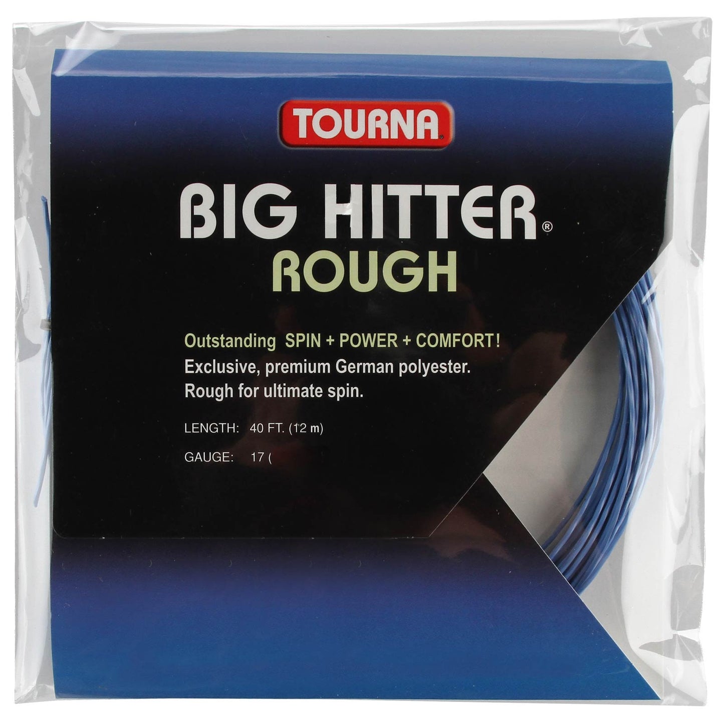 Tourna Tourna Big Hitter Rough Cordage En Garniture 12m-Bleu