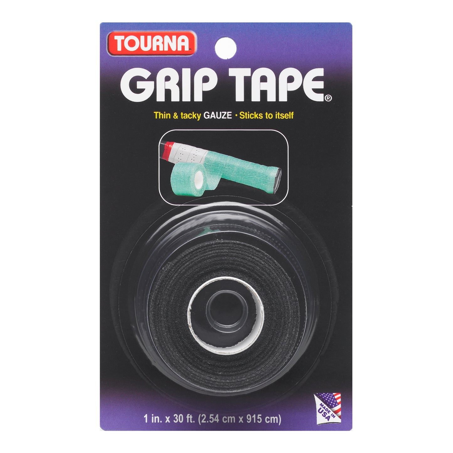 Tourna Grip Tape Verpakking 1 stuk - zwart