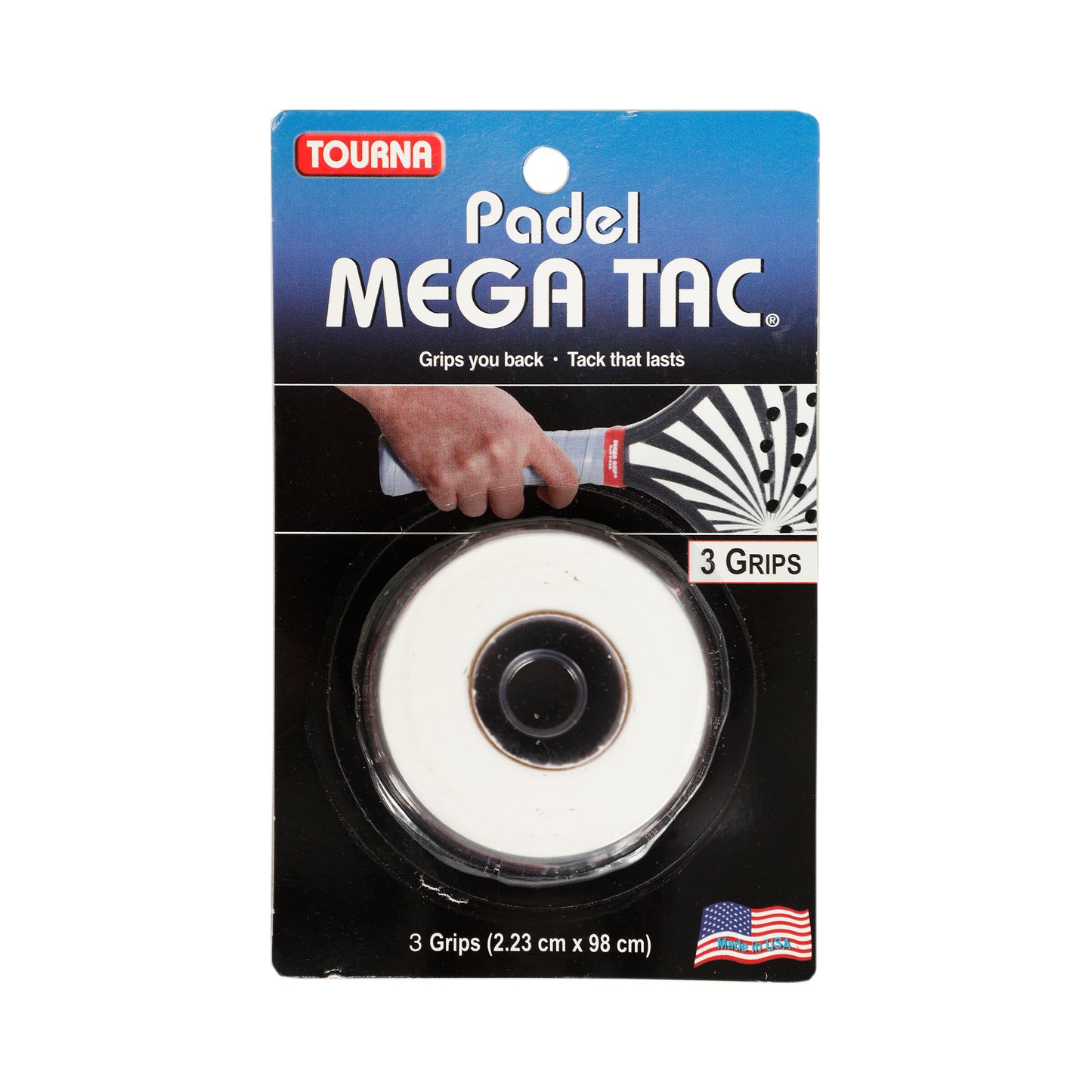 Tourna Padel Mega Tac Verpakking 3 Stuks-Wit