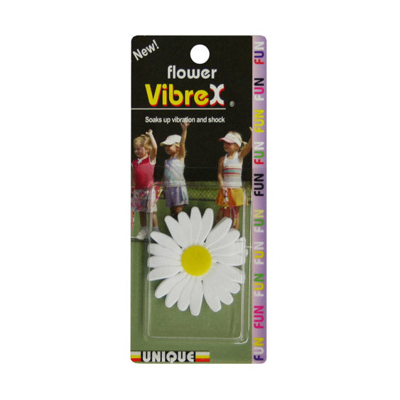 Tourna Flower Vibrex Demper Verpakking 1 Stuk-Wit