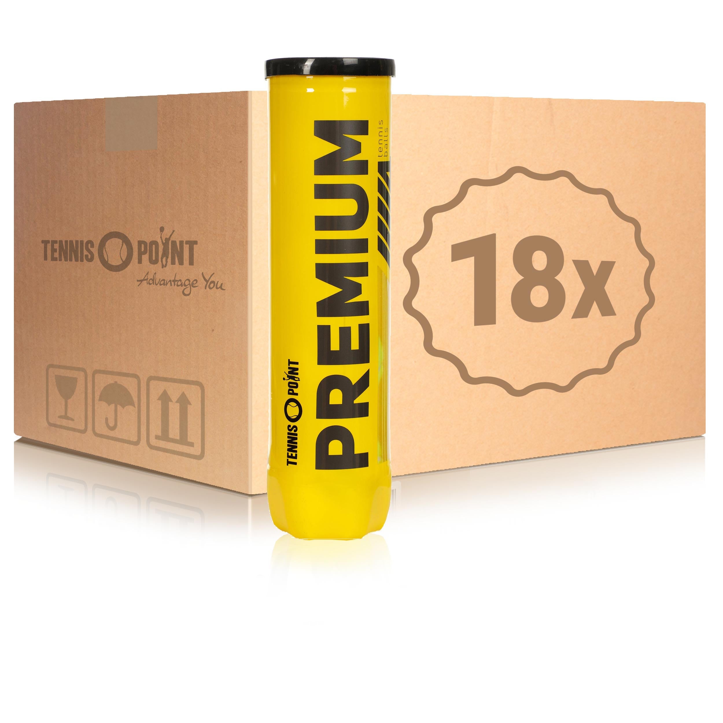 Tennis-Point 18x verpakking 4 stuks Premium In een doos