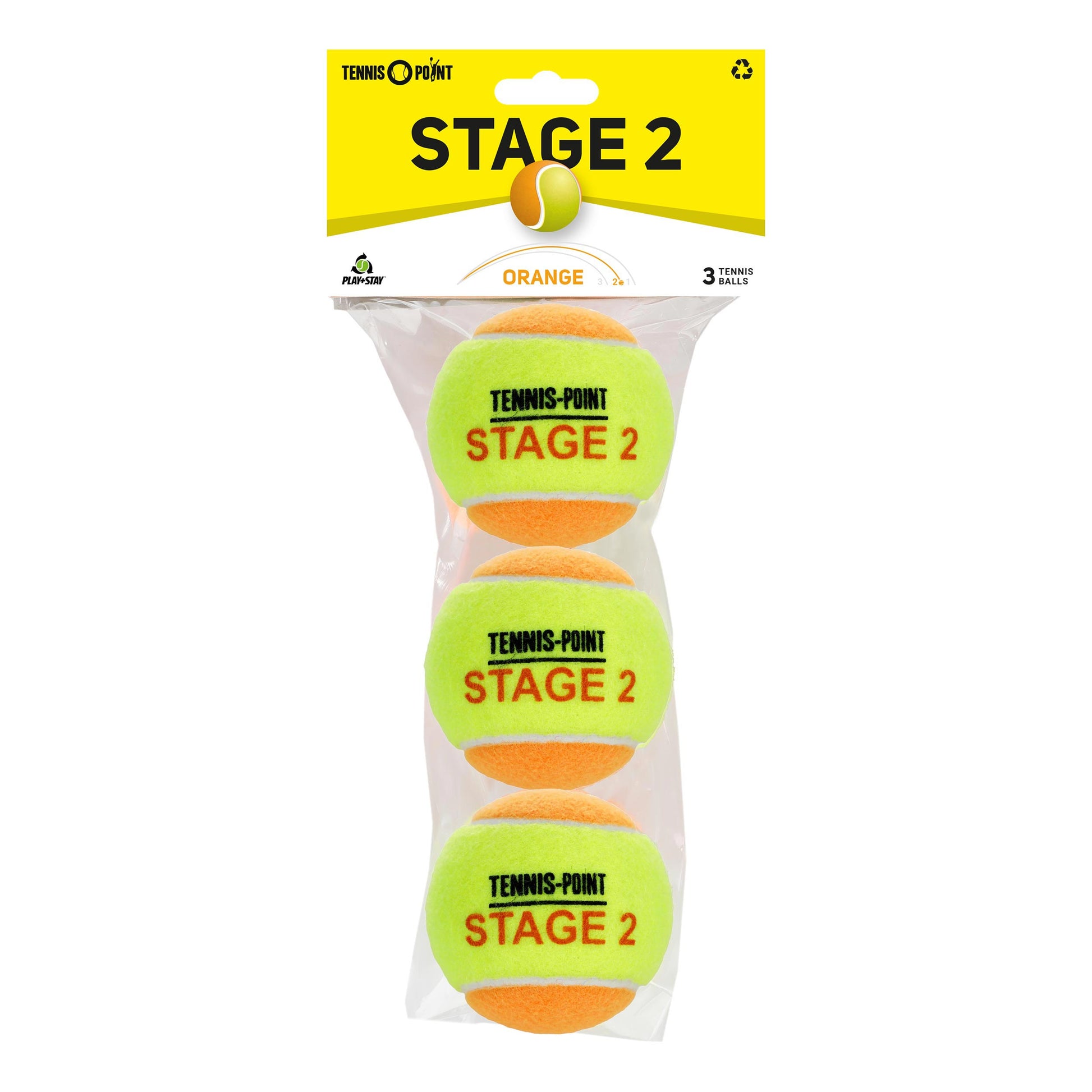 Tennis-Point TP Stage 2 Zak met 3 stuks