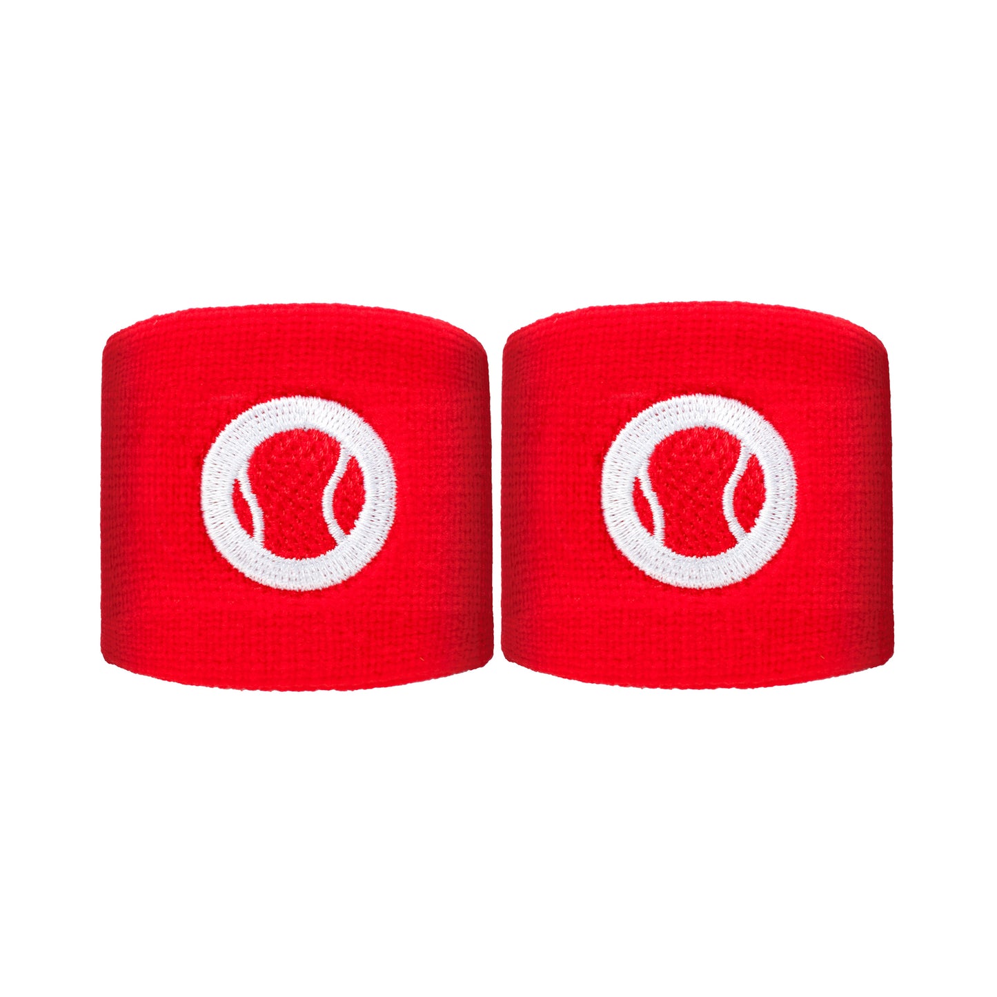 Tennis-Point Short Zweetband Verpakking 2 stuks Unisex - rood,