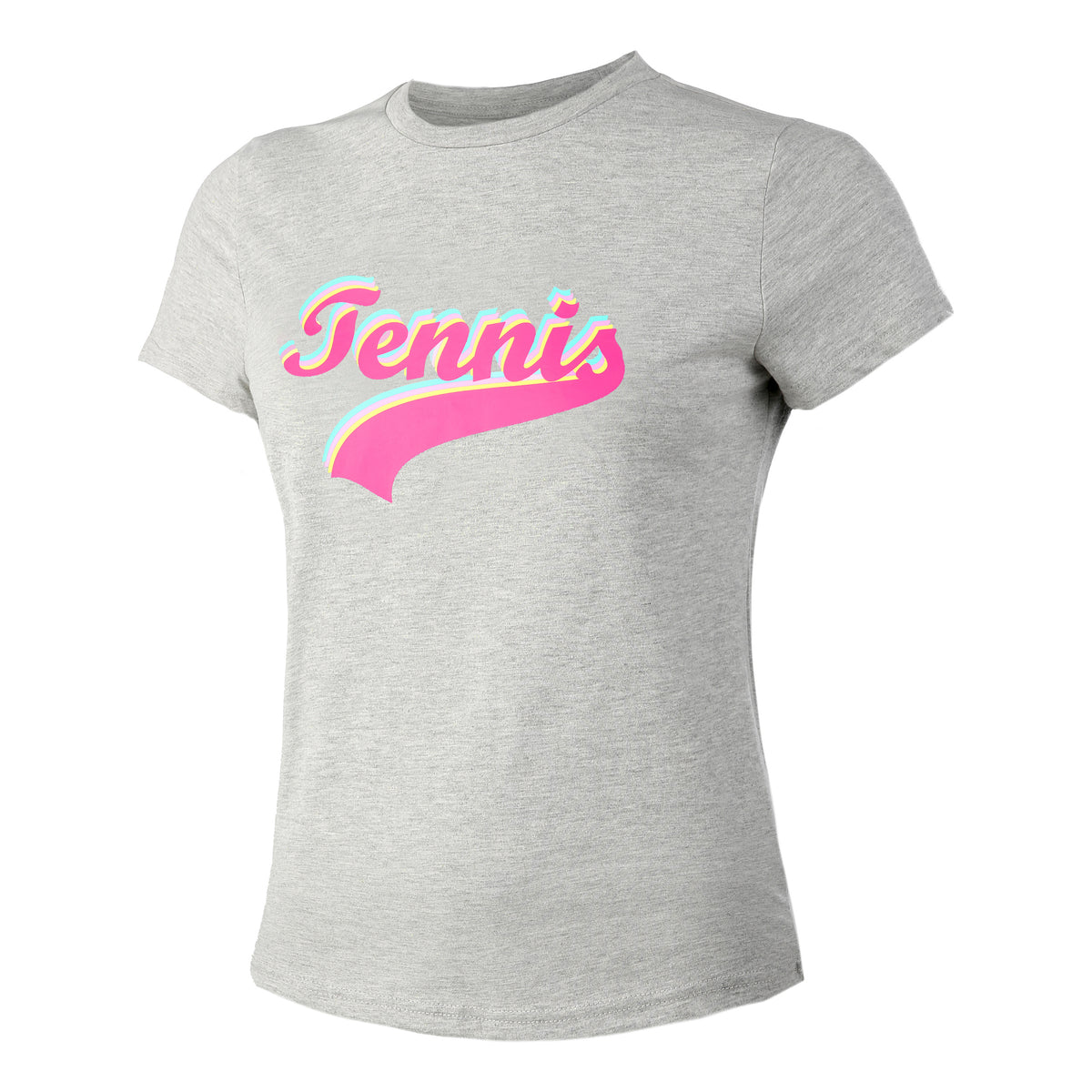 Tennis-Point Tennis Signature T-shirt Femmes - gris, multicouleur