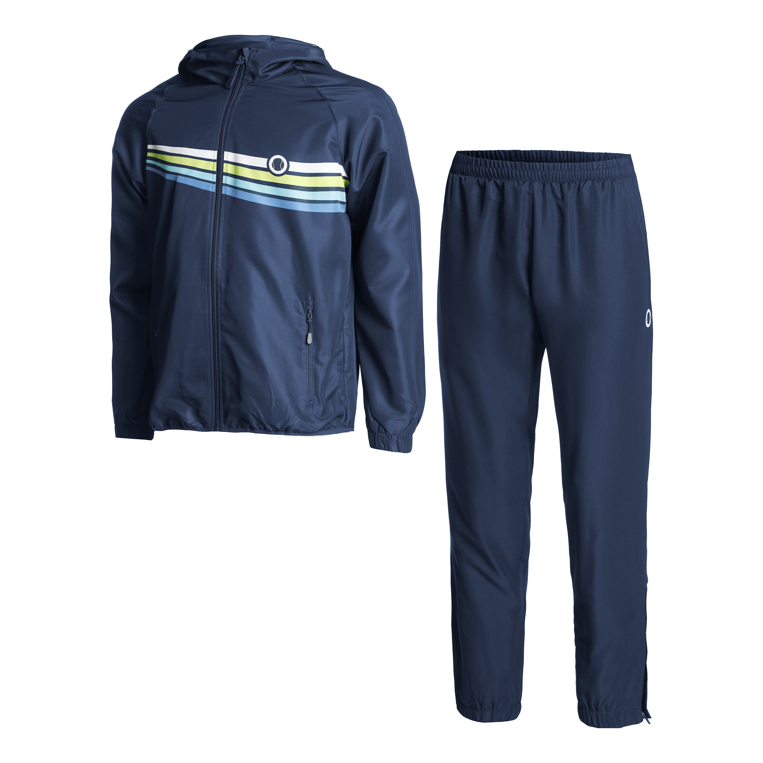Tennis-Point Trainingsanzug Trainingspak Heren - donkerblauw, veelkleurig