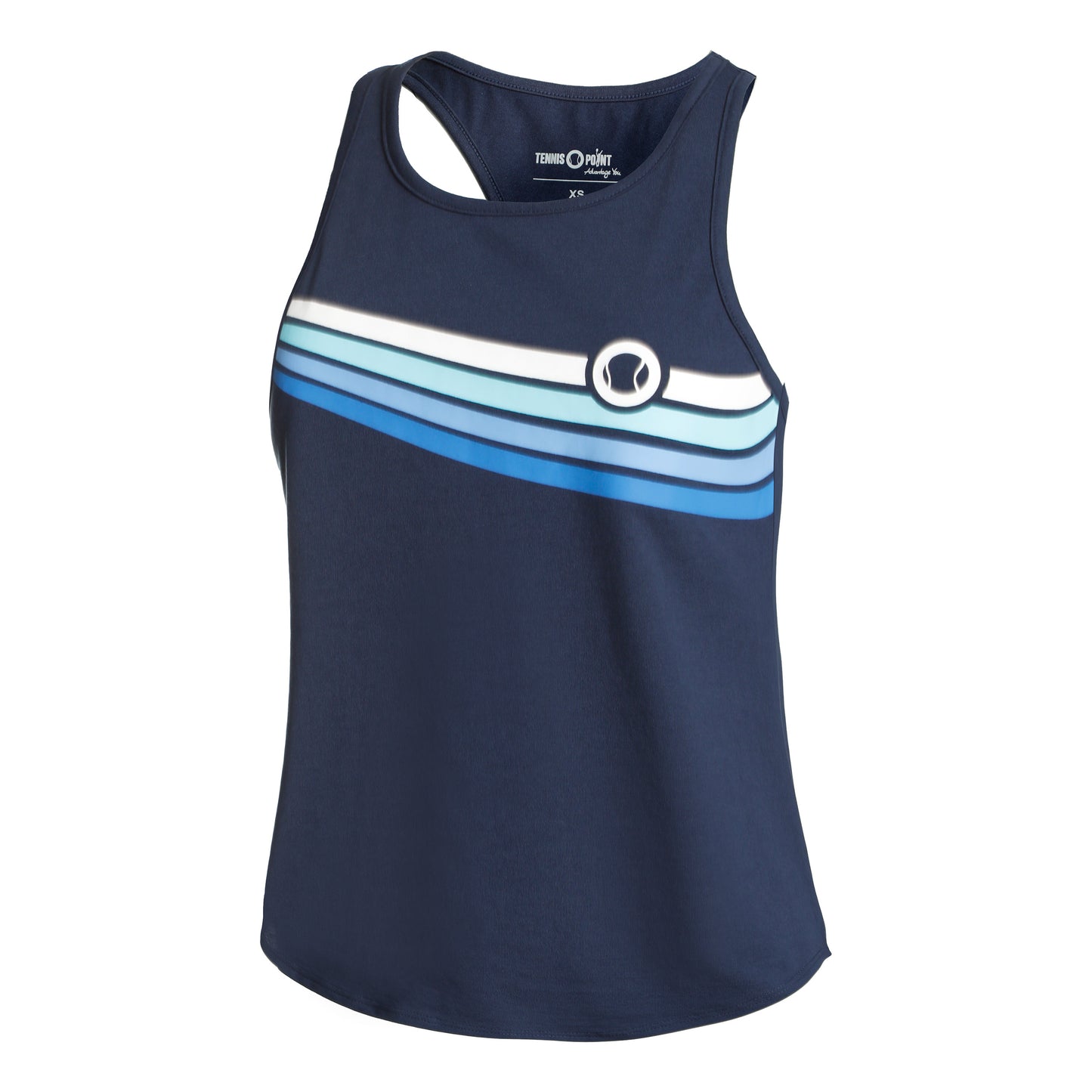 Tennis-Point Cotton Mix Tanktop Special Edition Dames-Donkerblauw,Veelkleurig