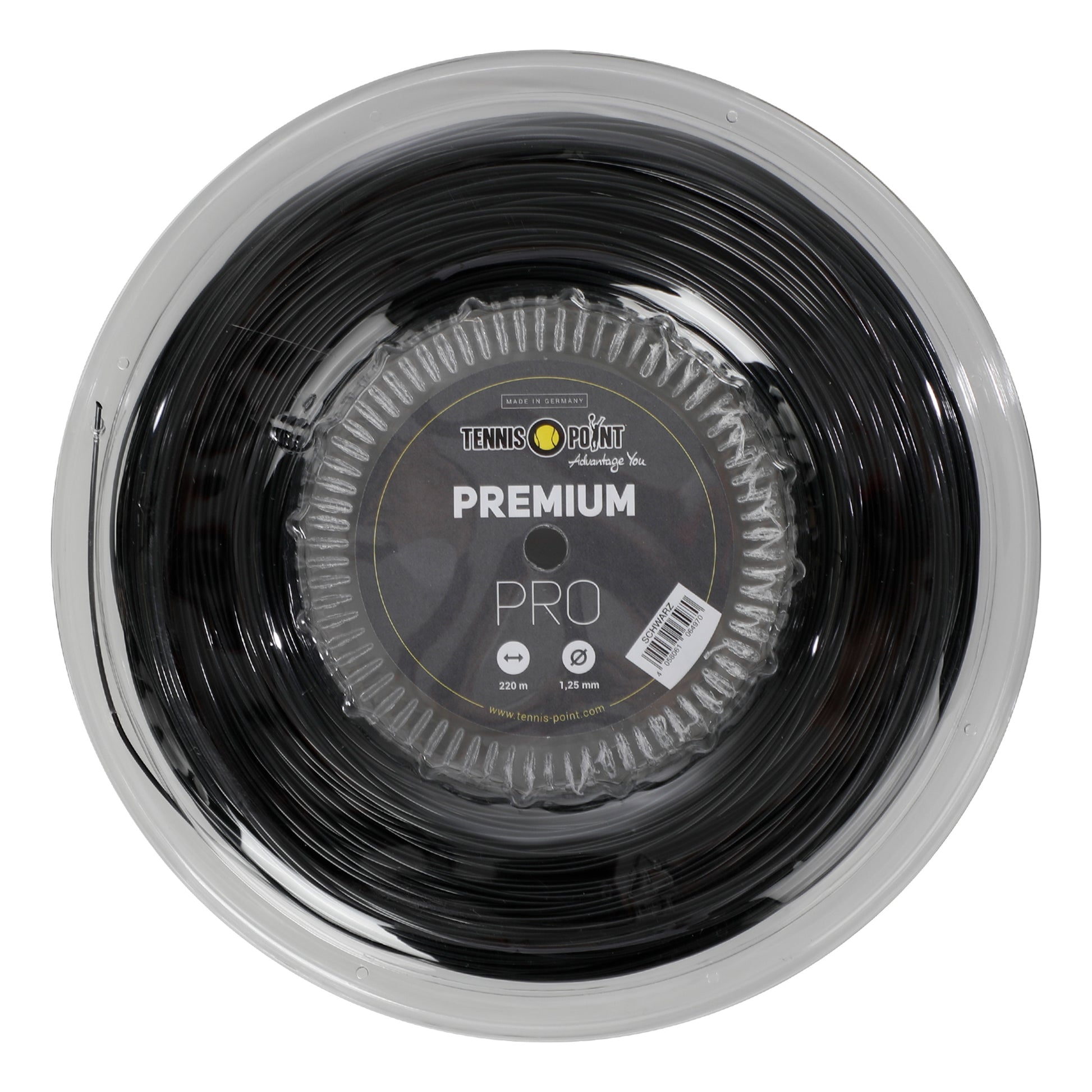 Tennis-Point Premium Pro Bobine cordage 220m - noir