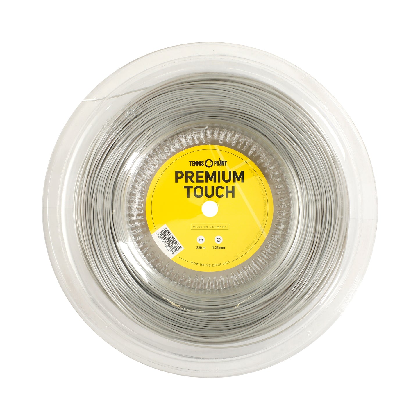 Tennis-Point Premium Touch Bobine Cordage 220m-Gris