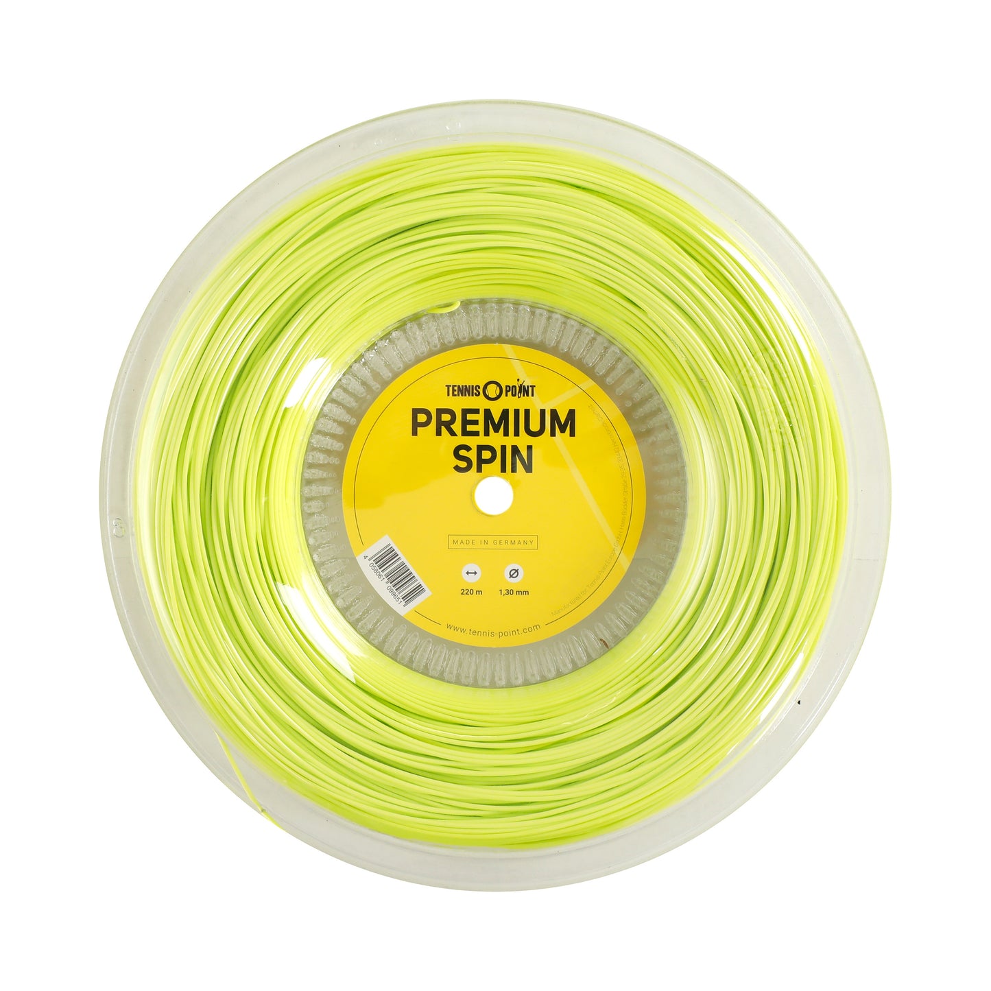 Tennis-Point Premium Spin Rol Snaren 220m-Limoen