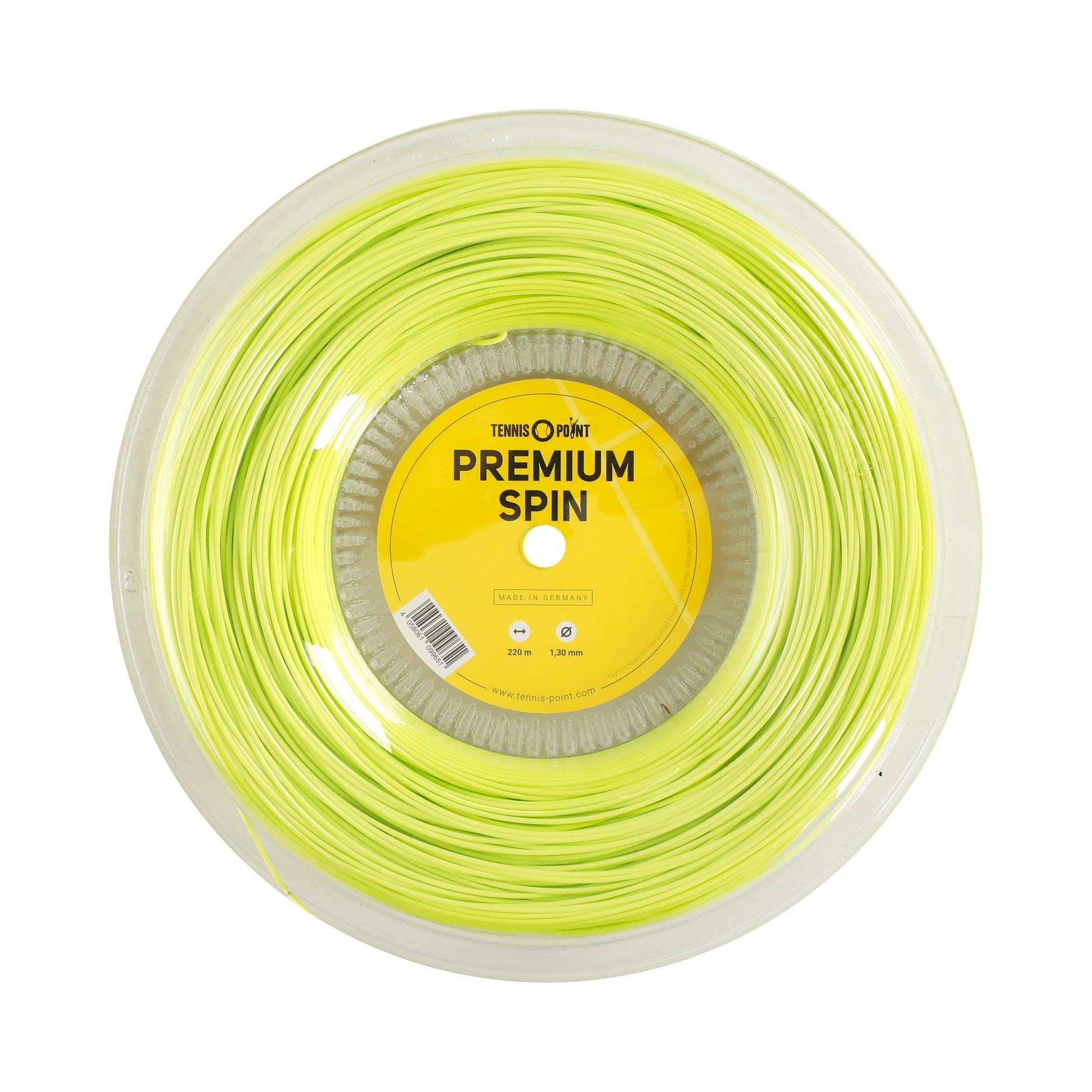 Tennis-Point Premium Spin Rol Snaren 220m-Limoen