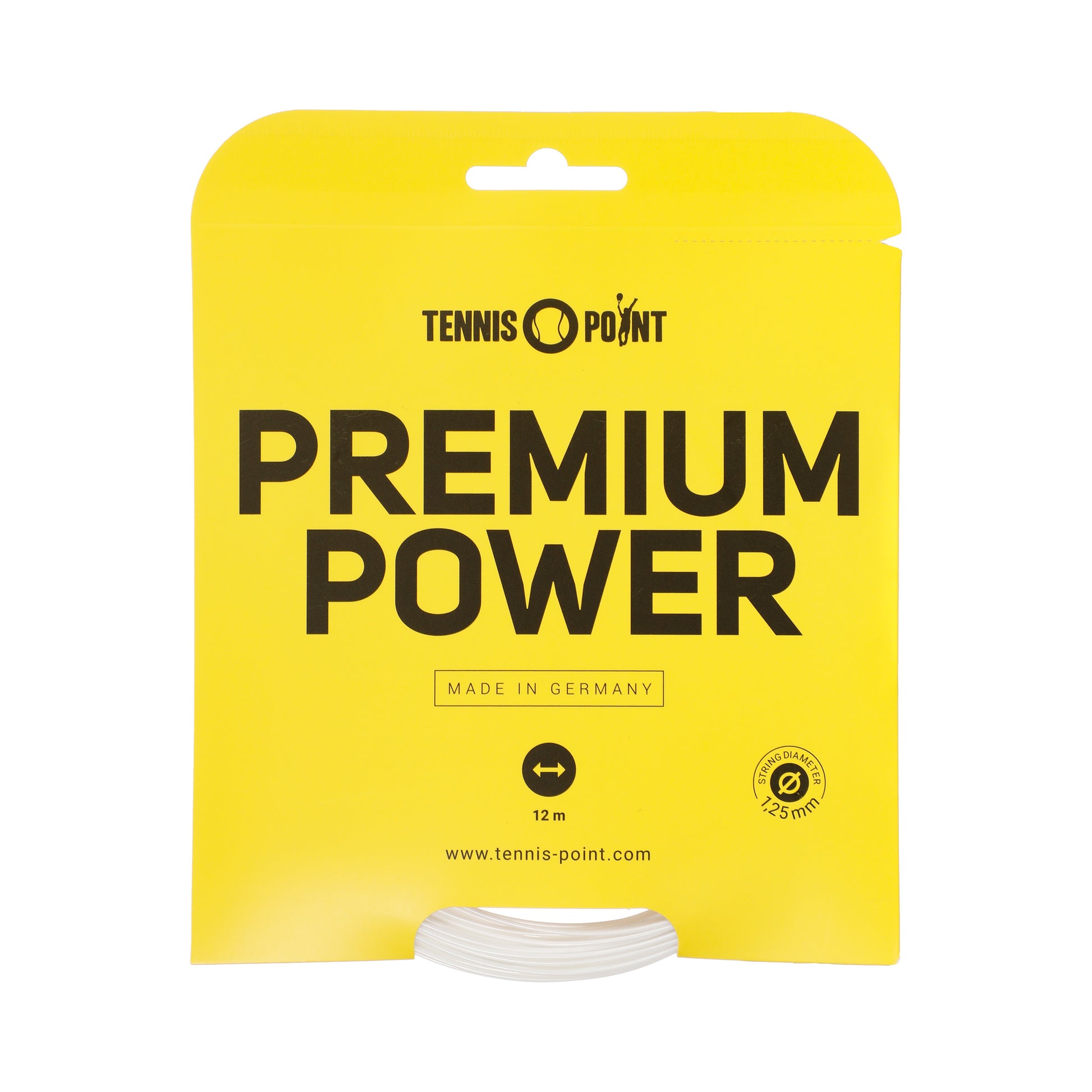 Tennis-Point Premium Power Set Snaren 12m-Wit