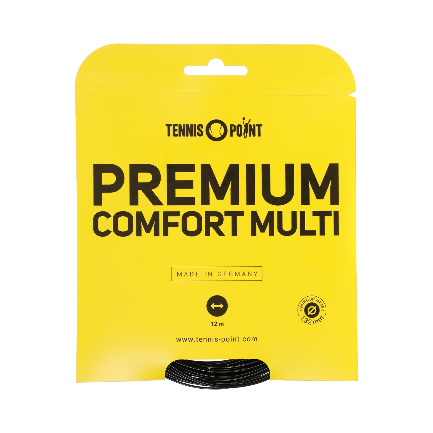Tennis-Point Premium Comfort Multi Set Snaren 12m-Zwart