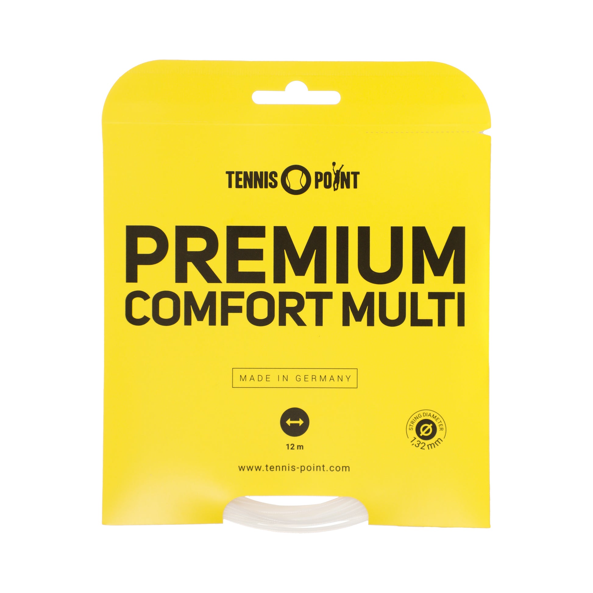 Tennis-Point Premium Comfort Multi Set Snaren 12m-Wit