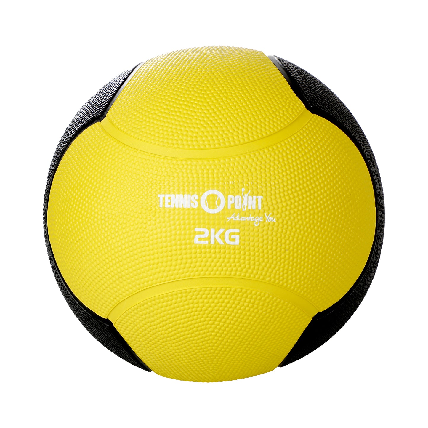 Tennis-Point 2kg Medicine Ball-Jaune,Noir