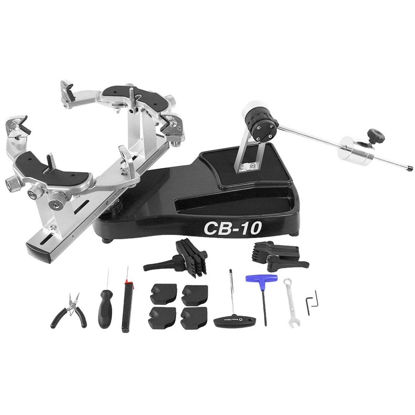 Tennis-Point PRO CB10 Bespanmachine-Zwart,Zilver