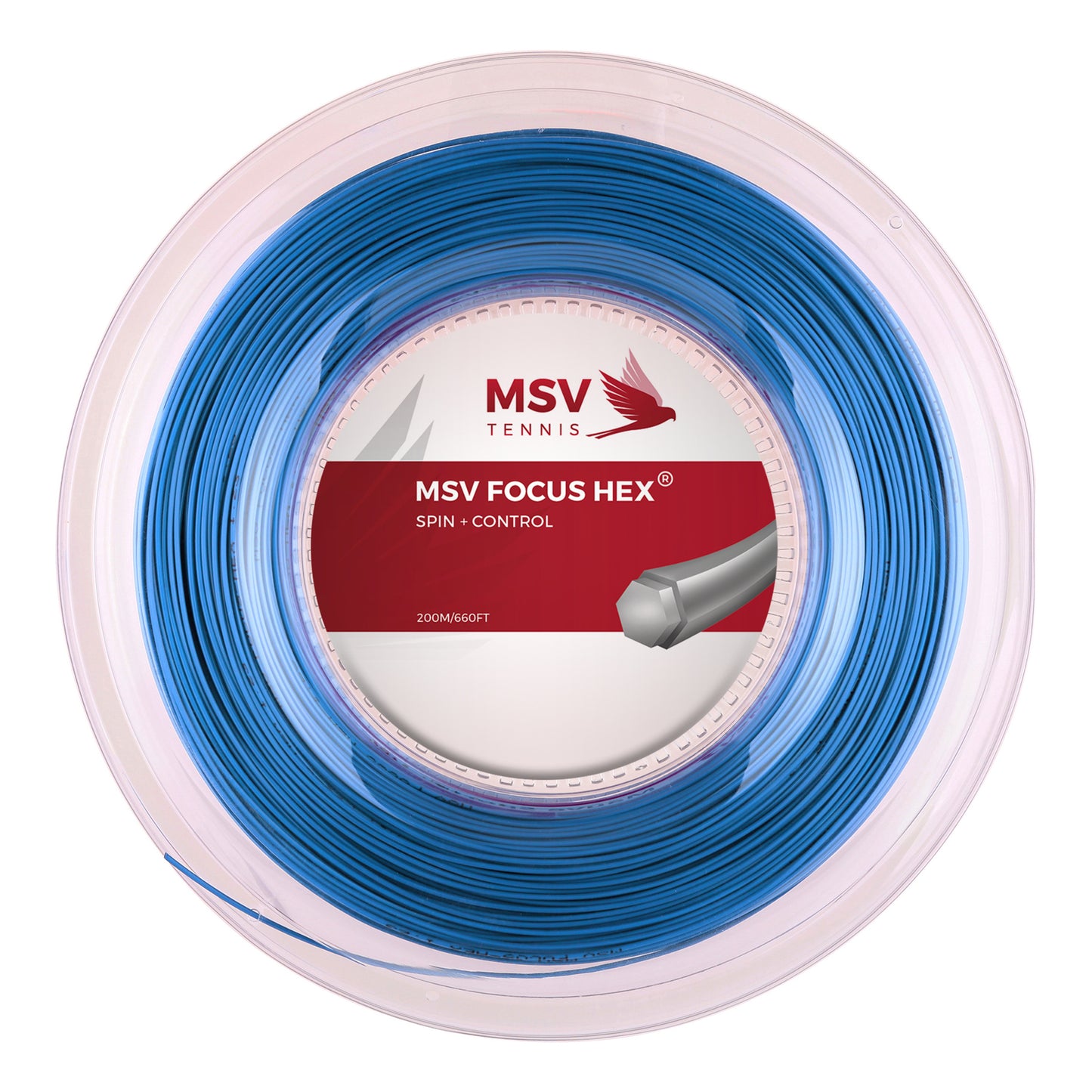 MSV Focus-HEX Rol Snaren 200m-Blauw