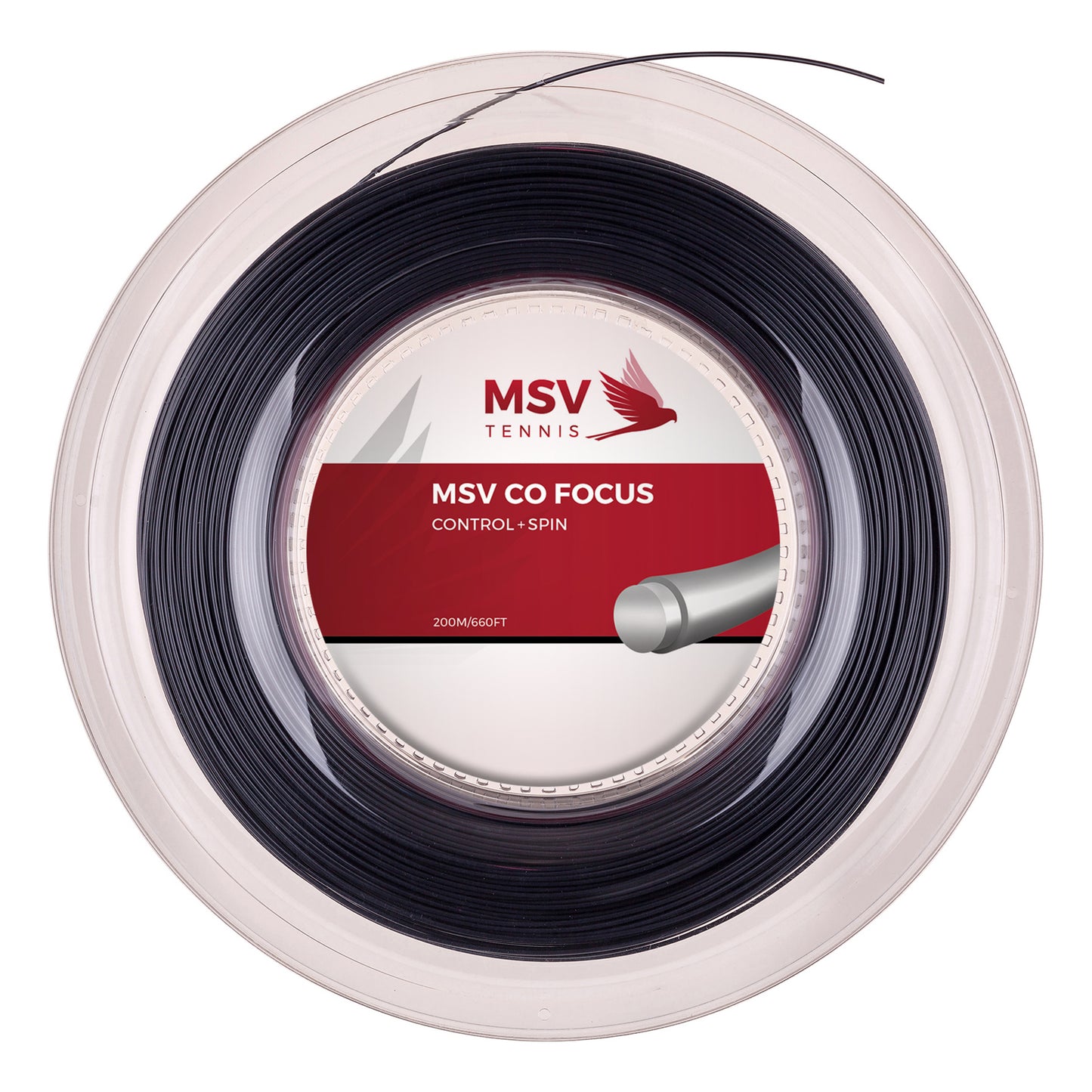 MSV Co.-Focus Rol Snaren 200m-Zwart
