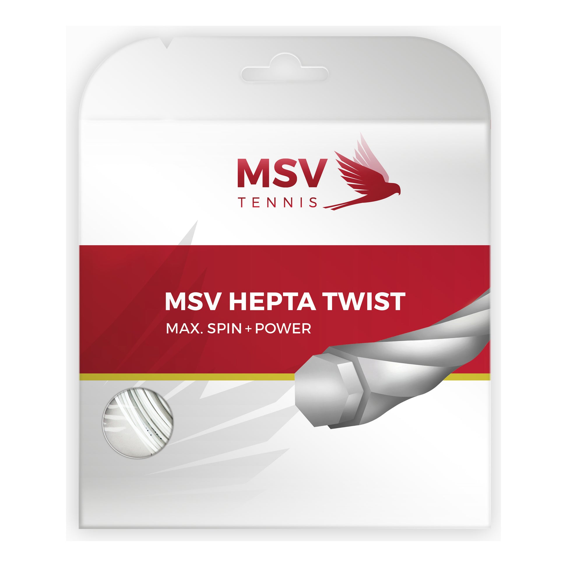 MSV Hepta-Twist Cordage En Garniture 12m-Blanc