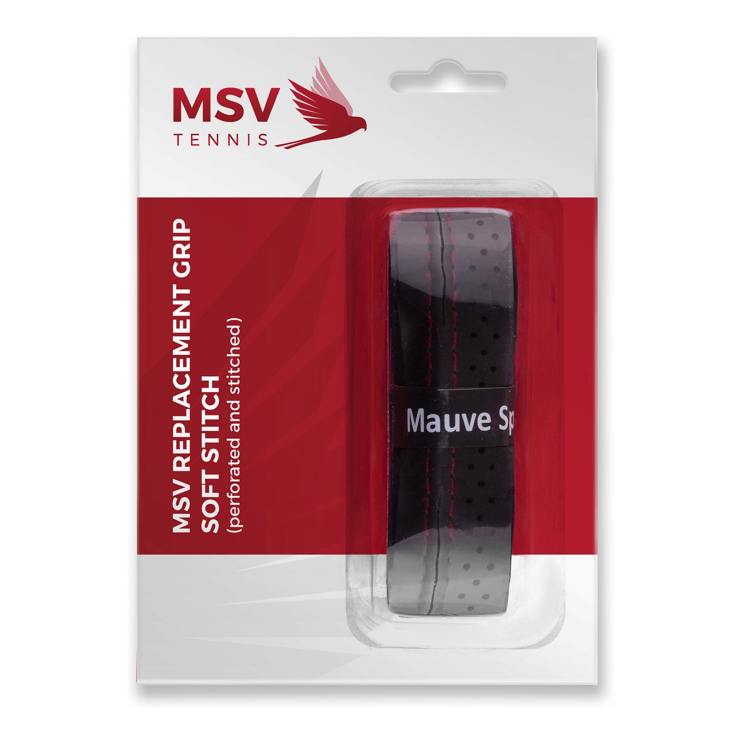 MSV Basic Grip Soft-Stich Perforated And Stitched Verpakking 1 Stuk-Zwart