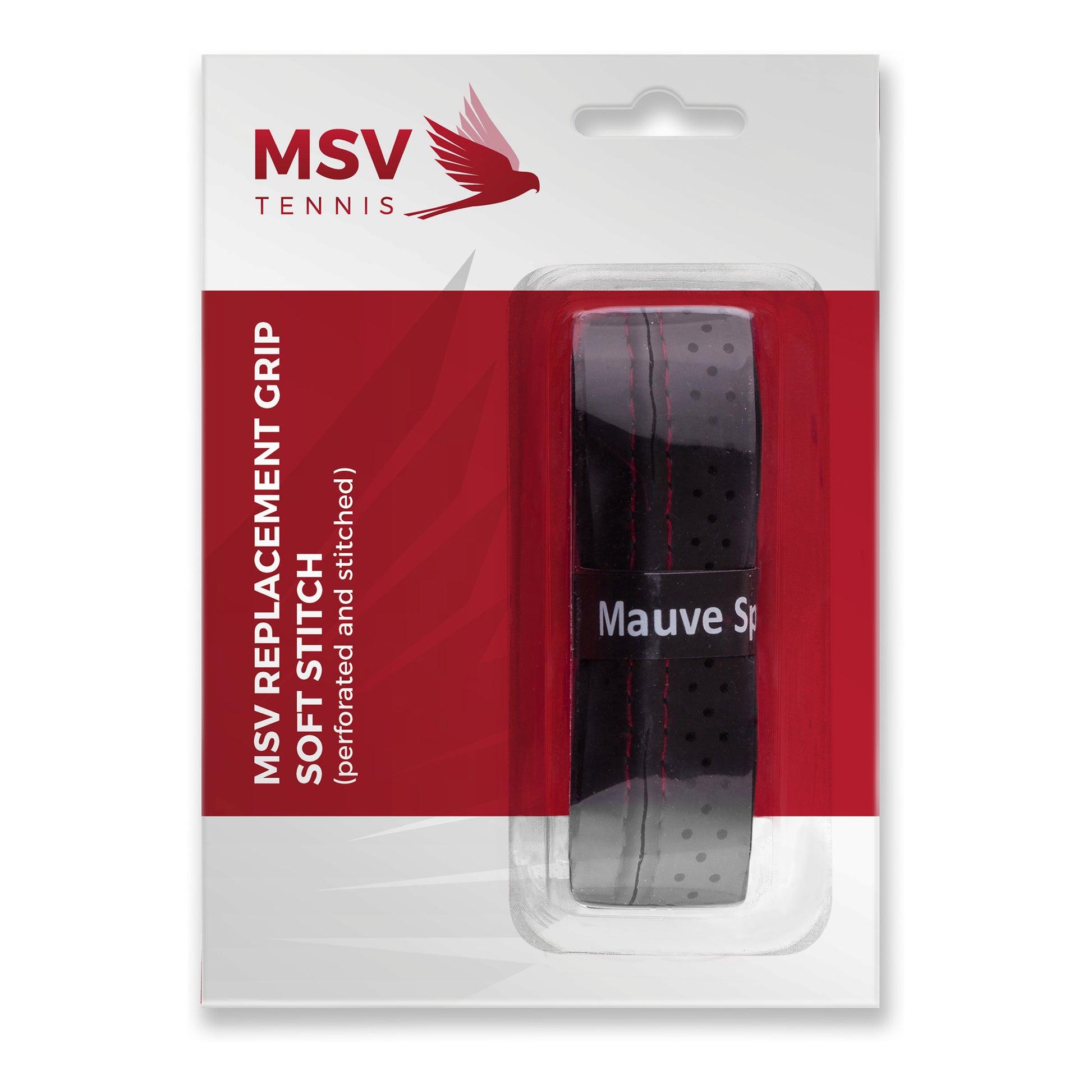 MSV Basic Grip Soft-Stich Perforated And Stitched Verpakking 1 Stuk-Zwart