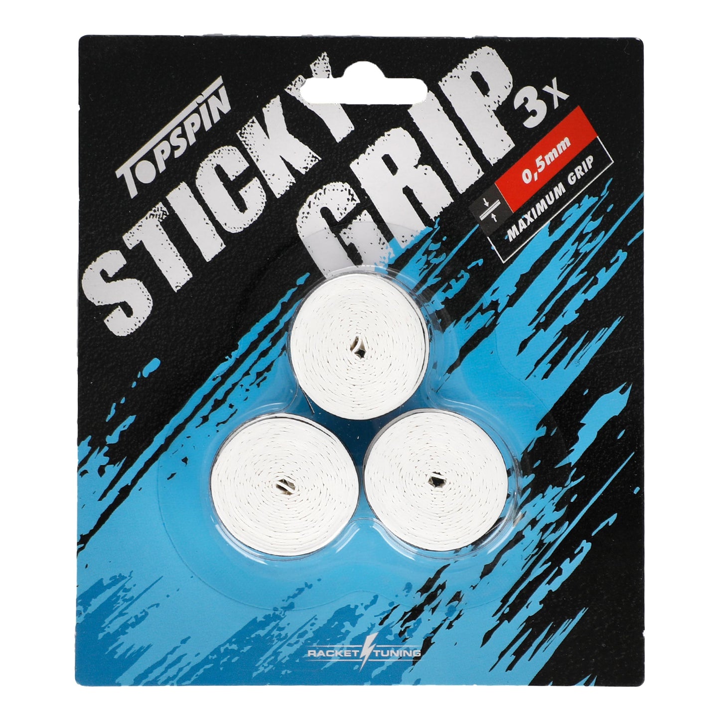 Topspin Sticky Grip Pack De 3-Blanc