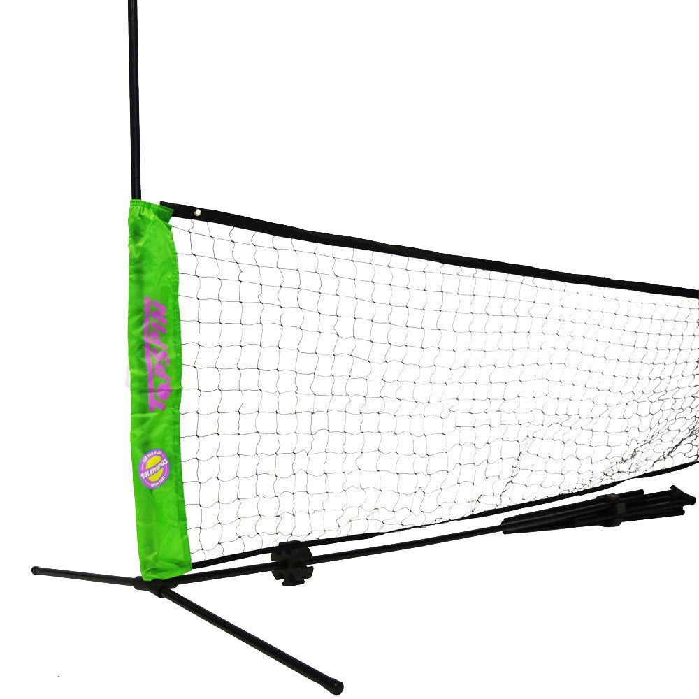 Topspin 6m Filet de tennis - noir, vert