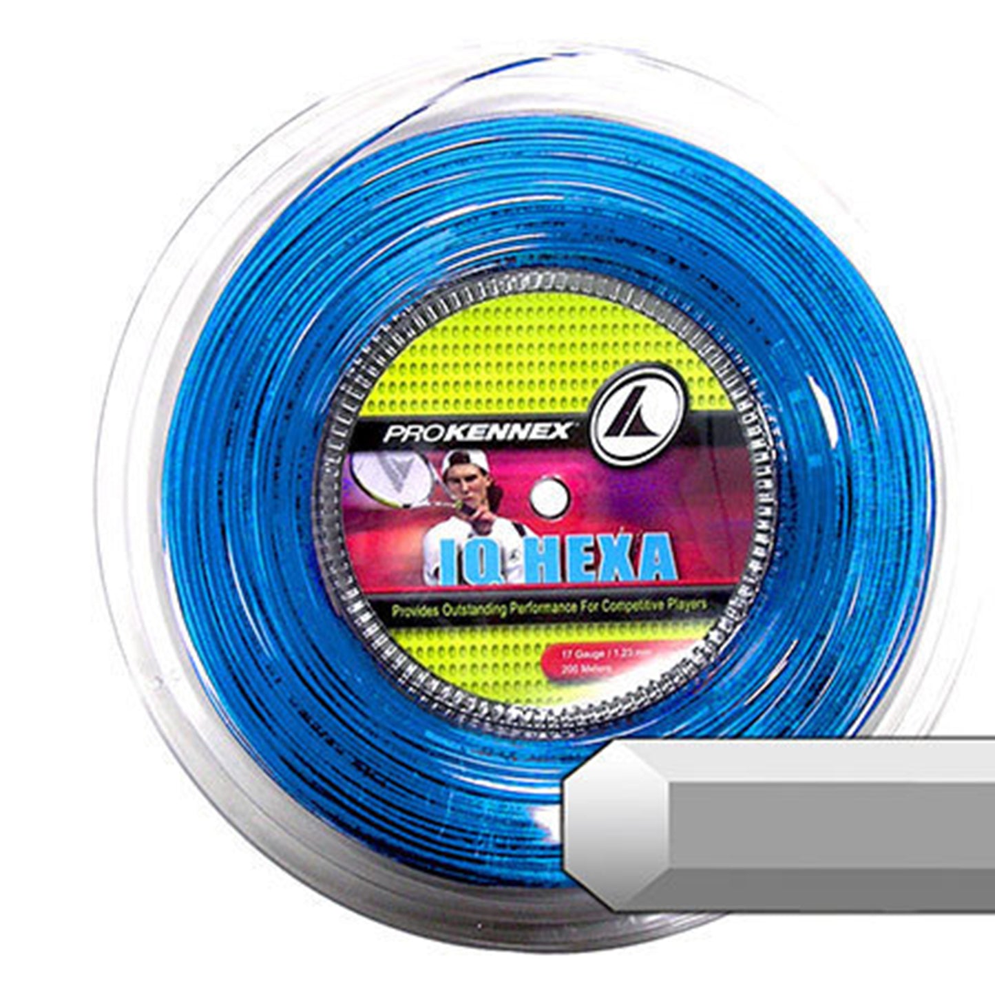 PROKENNEX Iq Hexa Bobine Cordage-Bleu
