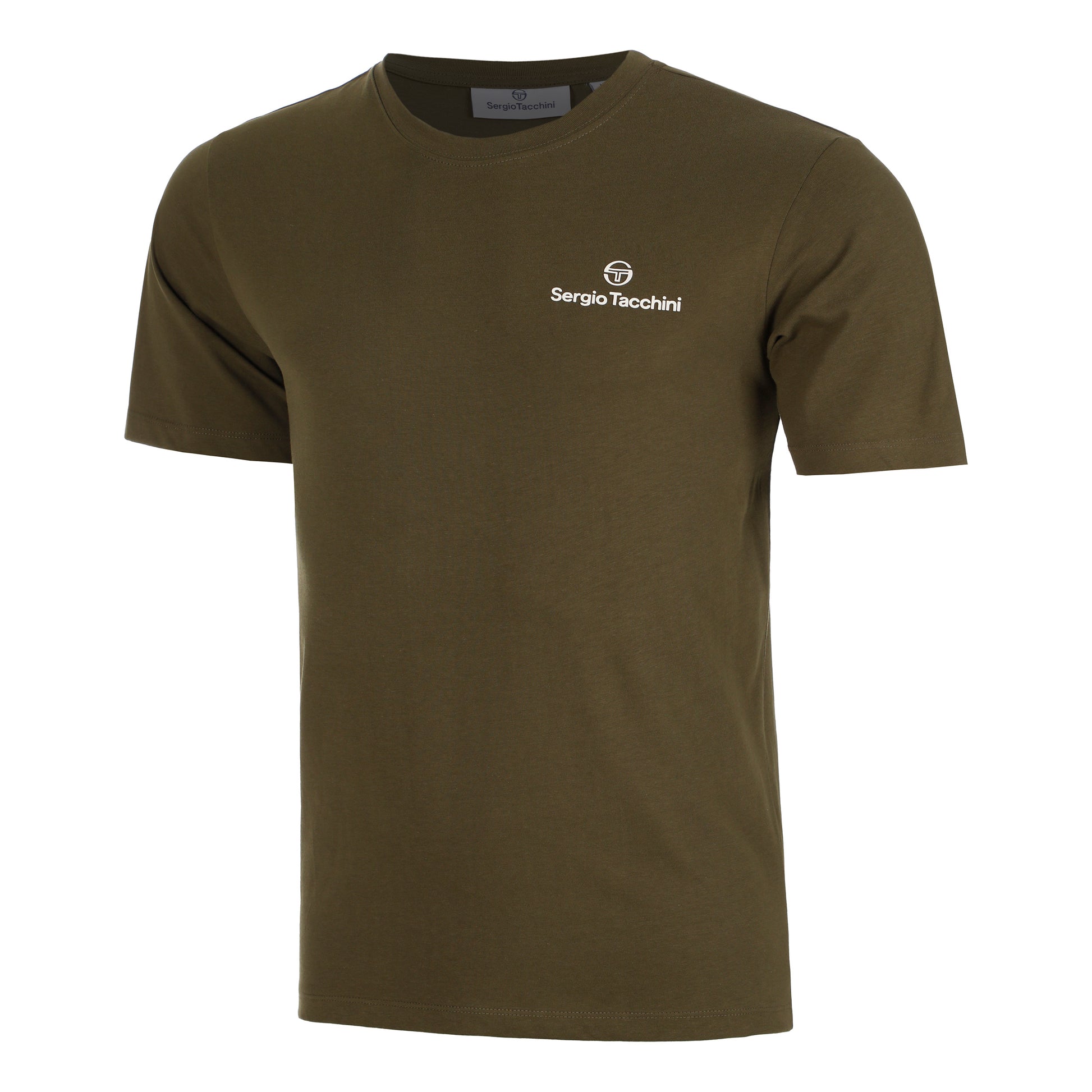 Sergio Tacchini Bold T-shirt Heren - groen, beige