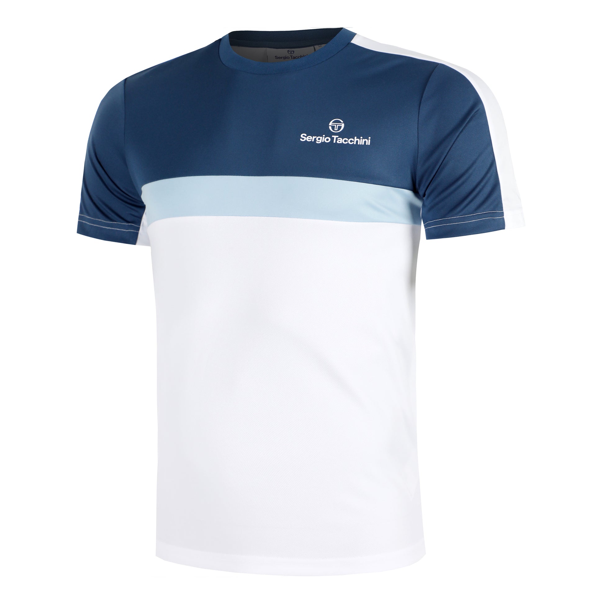 Sergio Tacchini Alata T-shirt Hommes - blanc, bleu