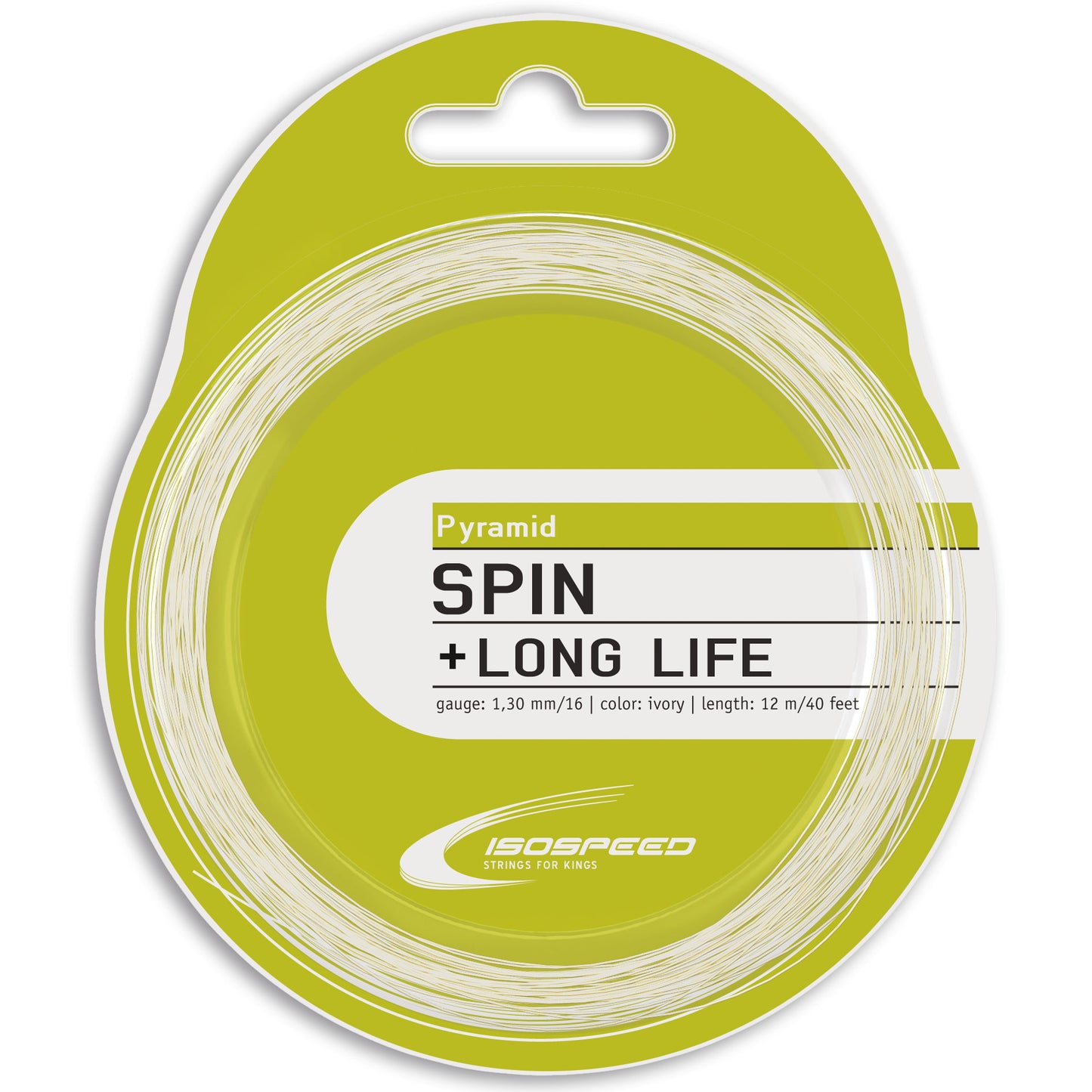Isospeed Pyramid Cordage En Garniture 12m-Blanc