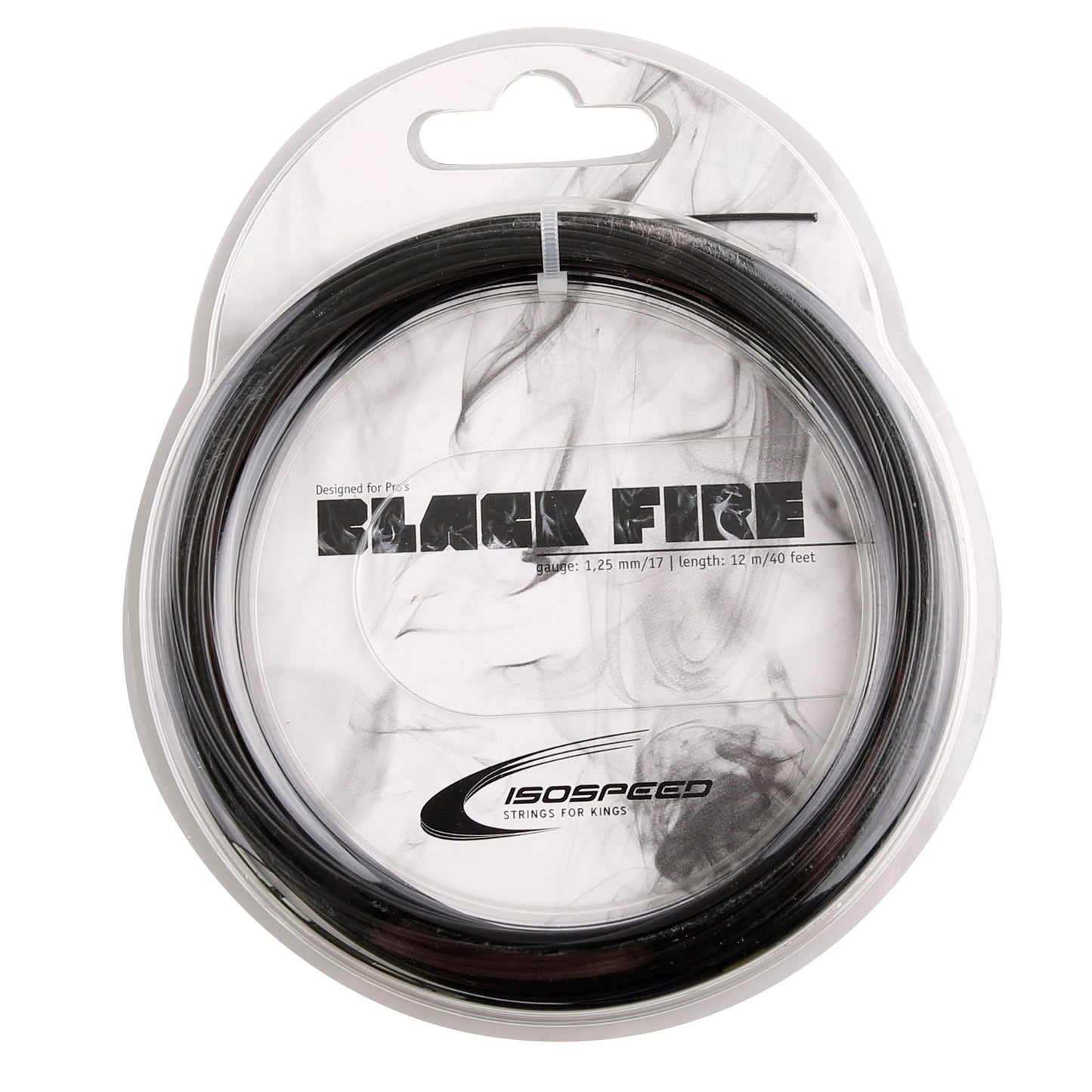 Isospeed Black Fire Cordage En Garniture 12m-Noir